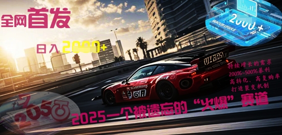 全网首发：2025一个被遗忘的“火爆”赛道轻松日入多张|轻创终点站