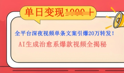 全平台深夜文案新风口:DeepSeek生成百万播放量金句,治愈系内容涨粉速度快4倍|轻创终点站