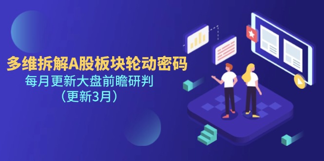 （14213期）多维拆解A股板块轮动密码，每月更新大盘前瞻研判（更新3月）|轻创终点站